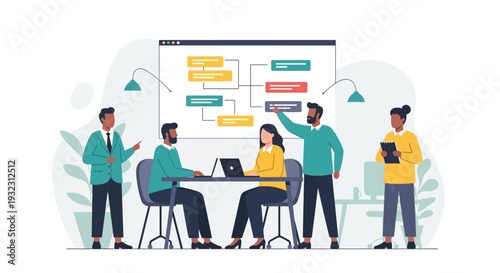 Team Collaborating on Project Plan.