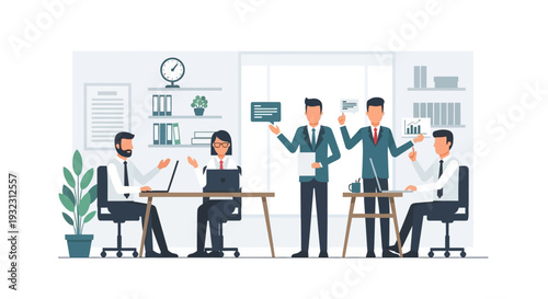 Business Team Collaboration Meeting.