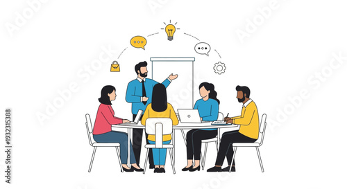 Team Meeting Brainstorming Session