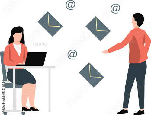 Man showing cogwheel folder