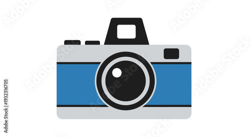 Retro Camera Icon - Vintage Photography Symbol