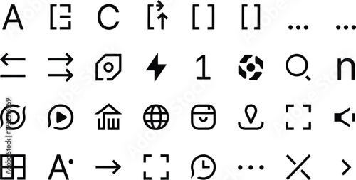 3D metal vector alphabet set with stylish letters, numbers, and symbols for business and design use