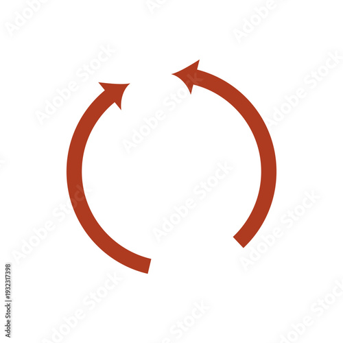 Minimalist O Logo Design Created with Flat Color Archery Arrow and Folded Line