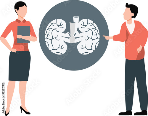 The boy is talking about human kidney