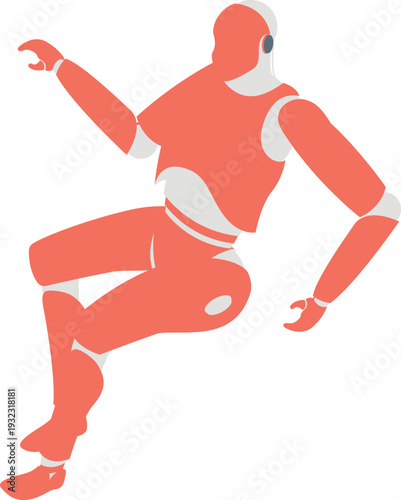 The robot is slipping