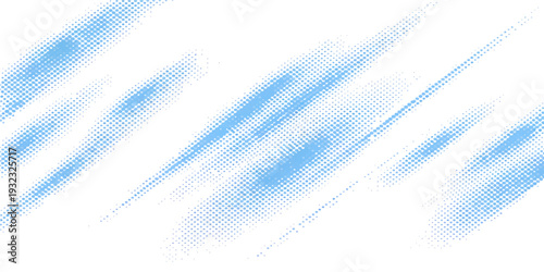 A beautiful winter illustration featuring a blue sky and white clouds over a cold frost texture with an elegant wave pattern design for a seasonal nature wallpaper