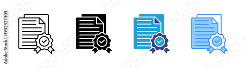 Validity icon set multiple style collection