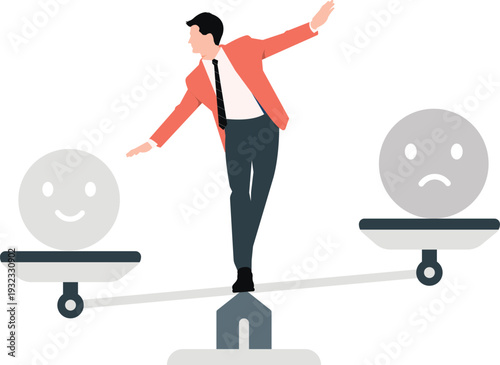 The boy is fill down happy emojis