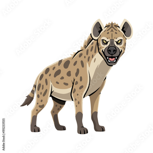 Illustration of a Spotted Hyena