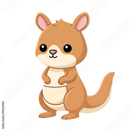 Cute Kangaroo Illustration