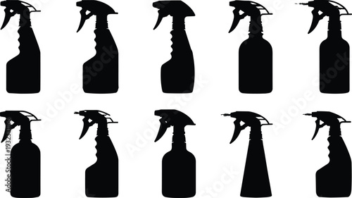 Diverse group of professional business people silhouettes standing in formal office wear and suits isolated on white background for corporate teamwork and leadership design