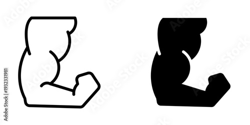 Arm icon, element icon for design branding, print, and digital media