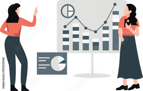 The girls are pointing financial planning