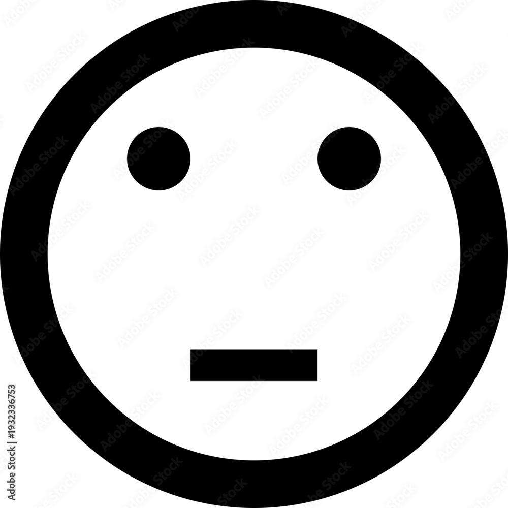 Fototapeta premium flat face icon