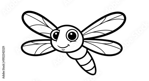 Dragonfly Outline