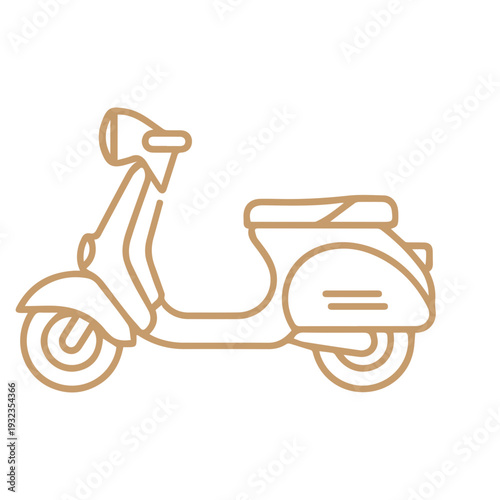 Sleek and modern sedan car outline illustration, perfect for automotive design, transportation graphics, or car-related digital content and icons showcasing urban mobility and personal travel