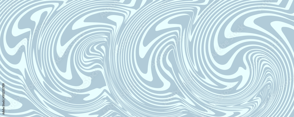 Fototapeta premium Abstract background seamless pattern with colorful waves. Trendy vector illustration in retro psychedelic style eps 10