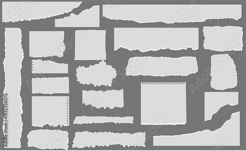 Torn Paper Collection for Design Projects