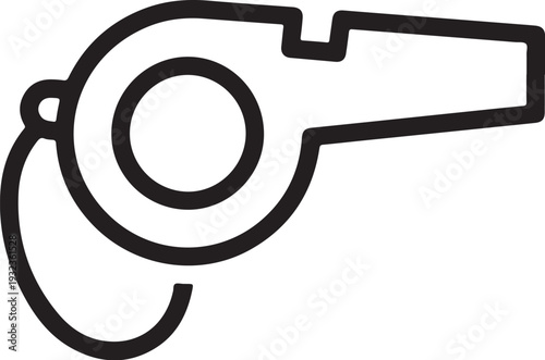 Vector whistle icon