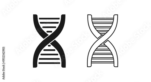 Dna double helix design Vector