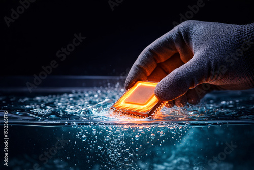 B2B Data Center Infrastructure Showing Immersion Cooling Technology