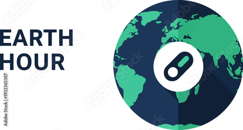 Earth Hour initiative promoting energy conservation and global environmental awareness through symbolic light switch off