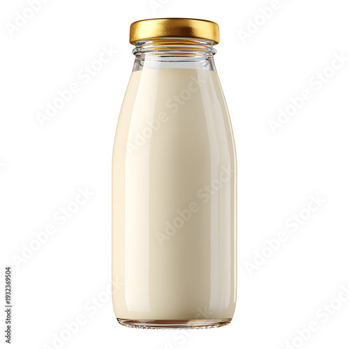 Fresh Milk Bottle Nutrition Dairy Drink Organic Beverages Photo