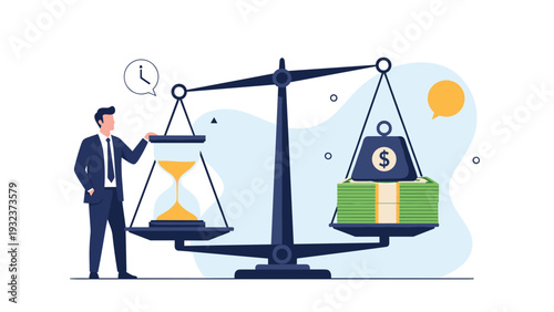 Hand in a suit holding a bag of euros with gold coins falling into a pile represents wealth and high income.