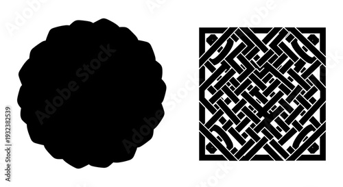 Symbolism of justice and growth through balance and nature imagery Vector, illustration
