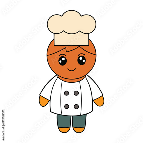 A dedicated cook at work, skillfully preparing fresh ingredients, stirring flavors to life, and crafting delicious meals with passion, precision, and a warm smile.
