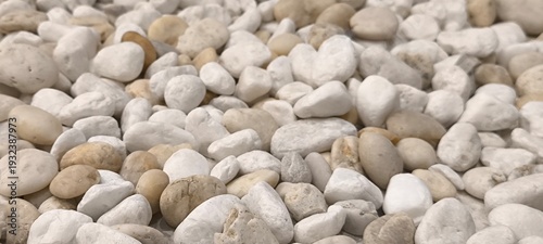 white stones for the background