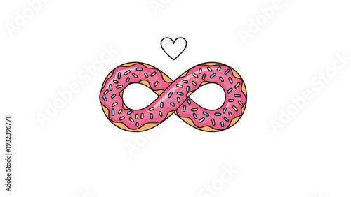 Single slice of cheese pizza with heart shaped pepperoni and melting cheese surrounded by pink floating hearts.