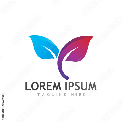 Modern Bloom Floral Logo Template