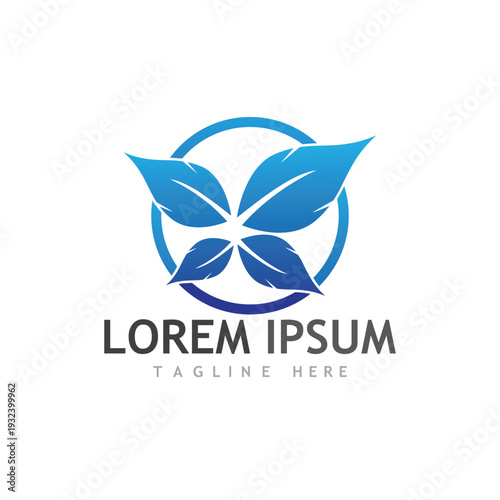 Modern Minimalist Flower Icon Vector