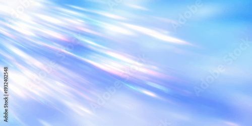 Celestial Rays: A dreamy scene of brilliant light piercing through a serene blue sky, a perfect representation of peace and optimism.