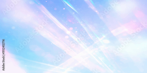 Abstract Beam of Light: Ethereal and vibrant, this abstract composition features streams of luminous light against a pastel sky backdrop, creating a sense of ethereal wonder and radiant energy.