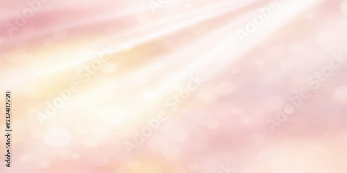 Abstract Sunlight's Soft Rays: The image captures a serene ambiance with soft, diffused light radiating from the upper right, creating an ethereal glow. Gentle.