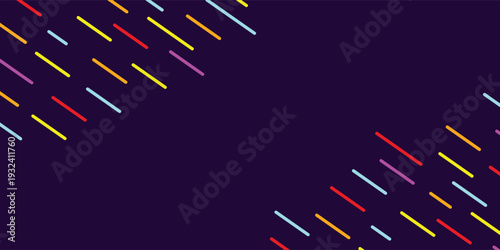 Animation of start text over neon lines on black background. Retro future and digital interface concept digitally generated video.