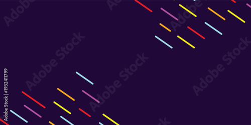 Animation of start text over neon lines on black background. Retro future and digital interface concept digitally generated video.