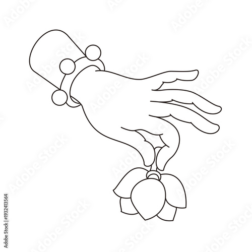 This is illustrations of hand gestures and Buddha’s hand motifs, designed as symbols, emblems, and logos, suitable for media publications, teahouse décor, and gift package	