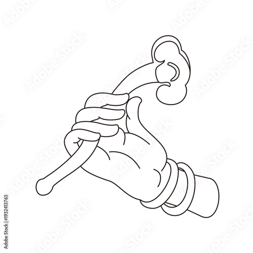 This is illustrations of hand gestures and Buddha’s hand motifs, designed as symbols, emblems, and logos, suitable for media publications, teahouse décor, and gift package	