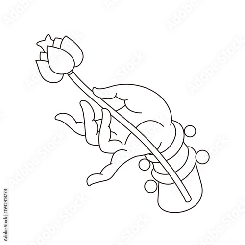 This is illustrations of hand gestures and Buddha’s hand motifs, designed as symbols, emblems, and logos, suitable for media publications, teahouse décor, and gift package	