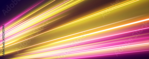 Rainbow streaks twist dynamically, forming a luminous tunnel of acceleration. Motion blur emphasizes depth and speed. Ideal for energetic digital backgrounds. vector