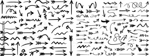  Mega Collection of Hand Drawn Sketchy Arrows for Business and Creative Design