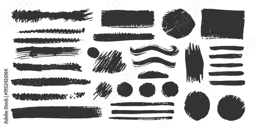 A colorful vector collection of makeup brushes and mascara sets featuring pink watercolor strokes and artistic hand-drawn pencil elements on a grunge texture pattern