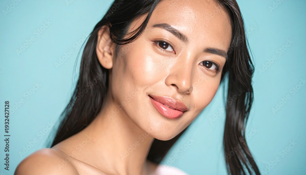 Fototapeta premium 春風を感じるナチュラルビューティー, natural beauty in spring breeze, 