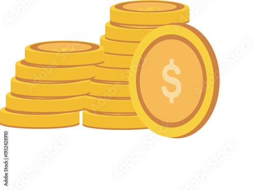Design vector icon element economic coint usd shopping 
