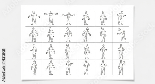 Ancient Egyptian hieroglyphs depicting various human figures and symbols.