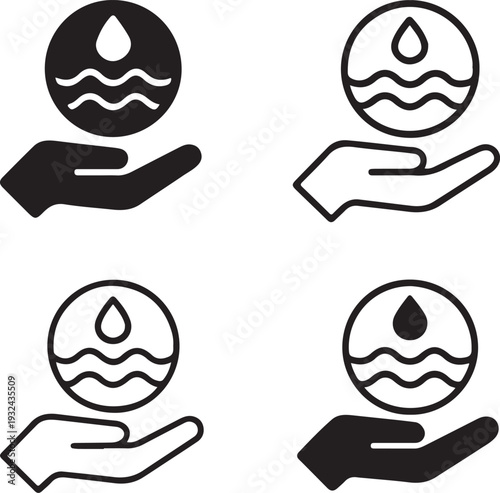 Isolated Save Ocean Icon Design, Save Ocean icon, Save Ocean vector, ocean protection, marine conservation campaign, aquatic ecosystem awareness, Save Ocean initiative