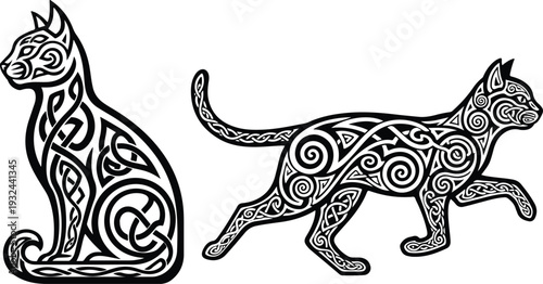 Celtic Cat  Tattoo